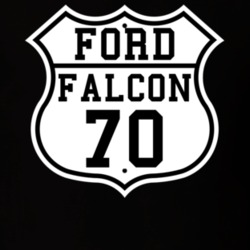 Highway Route 1970 Falcon Classic Car T Shirt