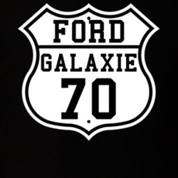 Highway Route 1970 Galaxie Classic Car T Shirt