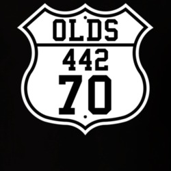 Highway Route 1970 Oldsmobile 442 Classic Car T Shirt