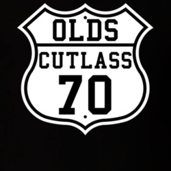 Highway Route 1970 Oldsmobile CutlaSS Classic Car T Shirt