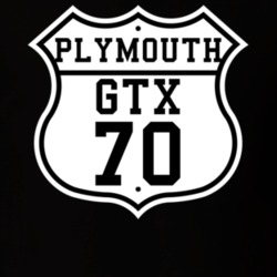 Highway Route 1970 Plymouth GTX Classic Car T Shirt