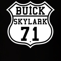 Highway Route 1971 Buick Skylark Classic Car T Shirt