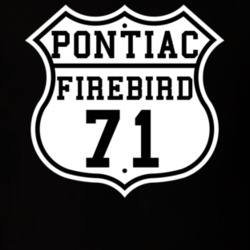 Highway Route 1971 Firebird Trans Am Classic Car T Shirt