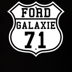 Highway Route 1971 Galaxie Classic Car T Shirt