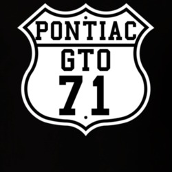 Highway Route 1971 Pontiac GTO Classic Car T Shirt