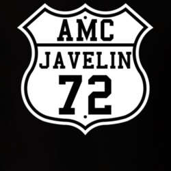 Highway Route 1972 AMC Javelin Classic Car T Shirt