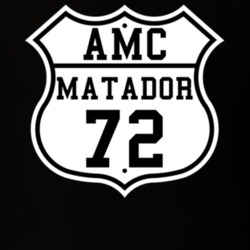 Highway Route 1972 AMC Matador Classic Car T Shirt