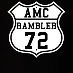 Highway Route 1972 AMC Rambler Classic Car T Shirt