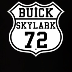 Highway Route 1972 Buick Skylark Classic Car T Shirt