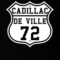 Highway Route 1972 Cadillac De Ville Classic Car T Shirt