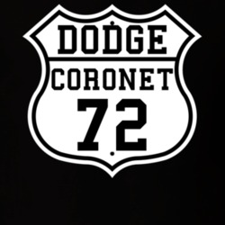 Highway Route 1972 Dodge Coronet Classic Car T Shirt