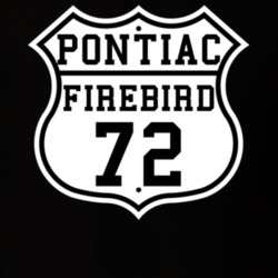 Highway Route 1972 Firebird Trans Am Classic Car T Shirt