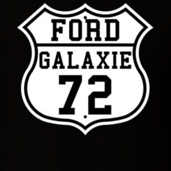 Highway Route 1972 Galaxie Classic Car T Shirt