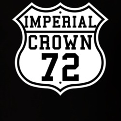 Highway Route 1972 Imperial Crown Classic Car T Shirt