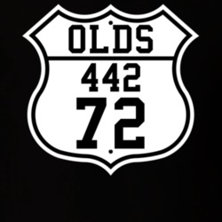 Highway Route 1972 Oldsmobile 442 Classic Car T Shirt