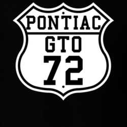 Highway Route 1972 Pontiac GTO Classic Car T Shirt