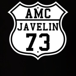 Highway Route 1973 AMC Javelin Classic Car T Shirt