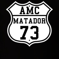 Highway Route 1973 AMC Matador Classic Car T Shirt