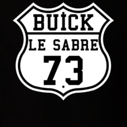 Highway Route 1973 Buick Le Sabre Classic Car T Shirt