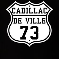 Highway Route 1973 Cadillac De Ville Classic Car T Shirt