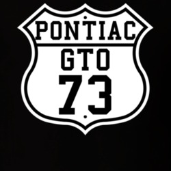 Highway Route 1973 Pontiac GTO Classic Car T Shirt