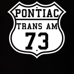 Highway Route 1973 Pontiac Trans Am Classic Car T Shirt