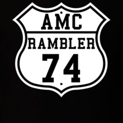 Highway Route 1974 AMC Rambler Classic Car T Shirt