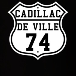 Highway Route 1974 Cadillac De Ville Classic Car T Shirt