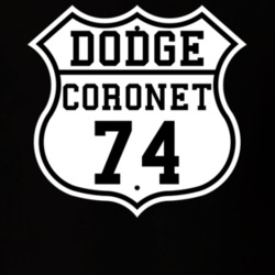 Highway Route 1974 Dodge Coronet Classic Car T Shirt