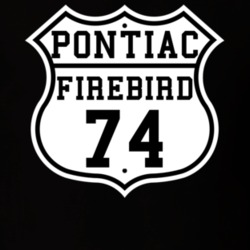 Highway Route 1974 Firebird Trans Am Classic Car T Shirt