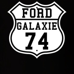 Highway Route 1974 Galaxie Classic Car T Shirt