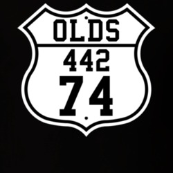 Highway Route 1974 Oldsmobile 442 Classic Car T Shirt