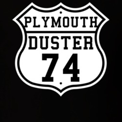 Highway Route 1974 Plymouth Duster Classic Car T Shirt