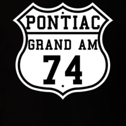 Highway Route 1974 Pontiac Grand Am Classic Car T Shirt