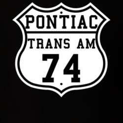 Highway Route 1974 Pontiac Trans Am Classic Car T Shirt