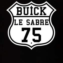 Highway Route 1975 Buick Le Sabre Classic Car T Shirt