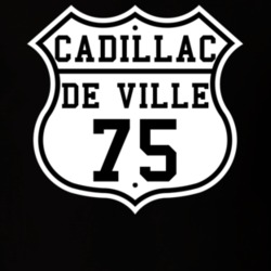 Highway Route 1975 Cadillac De Ville Classic Car T Shirt