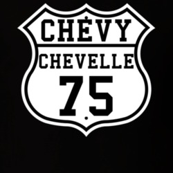 Highway Route 1975 Chevelle Classic Car T Shirt