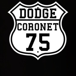 Highway Route 1975 Dodge Coronet Classic Car T Shirt