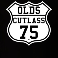 Highway Route 1975 Oldsmobile CutlaSS Classic Car T Shirt