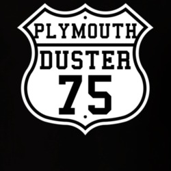 Highway Route 1975 Plymouth Duster Classic Car T Shirt