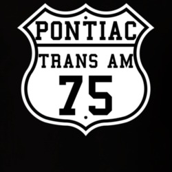 Highway Route 1975 Pontiac Trans Am Classic Car T Shirt