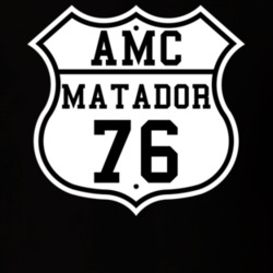 Highway Route 1976 AMC Matador Classic Car T Shirt