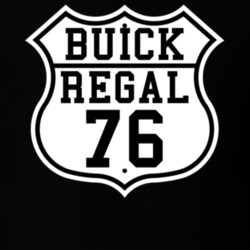 Highway Route 1976 Buick Regal Classic Car T Shirt