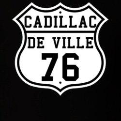 Highway Route 1976 Cadillac De Ville Classic Car T Shirt
