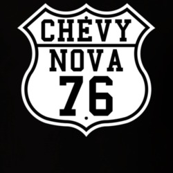 Highway Route 1976 Chevy Nova Classic Car T Shirt