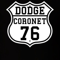 Highway Route 1976 Dodge Coronet Classic Car T Shirt
