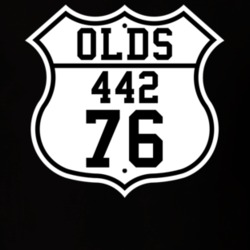Highway Route 1976 Oldsmobile 442 Classic Car T Shirt