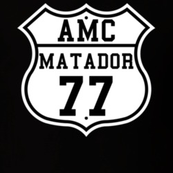 Highway Route 1977 AMC Matador Classic Car T Shirt