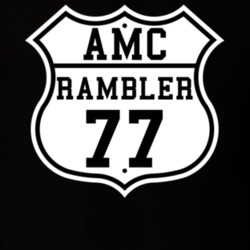 Highway Route 1977 AMC Rambler Classic Car T Shirt